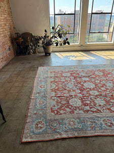 Aleni, Antique Persian Lilian rug, 8'2 x 11'8
