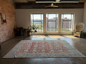 Aleni, Antique Persian Lilian rug, 8'2 x 11'8