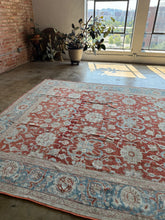Load image into Gallery viewer, Aleni, Antique Persian Lilian rug, 8&#39;2 x 11&#39;8
