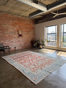 Aleni, Antique Persian Lilian rug, 8'2 x 11'8