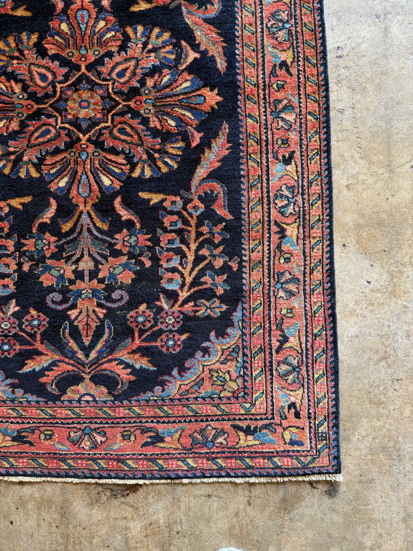 Arous, antique Persian Lilian, 3'6 x 5'5