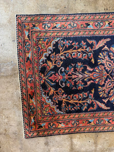 Arous, antique Persian Lilian, 3'6 x 5'5