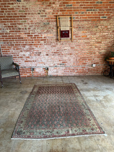 Bardia, Antique Persian Malayer 4'6 x 6'6