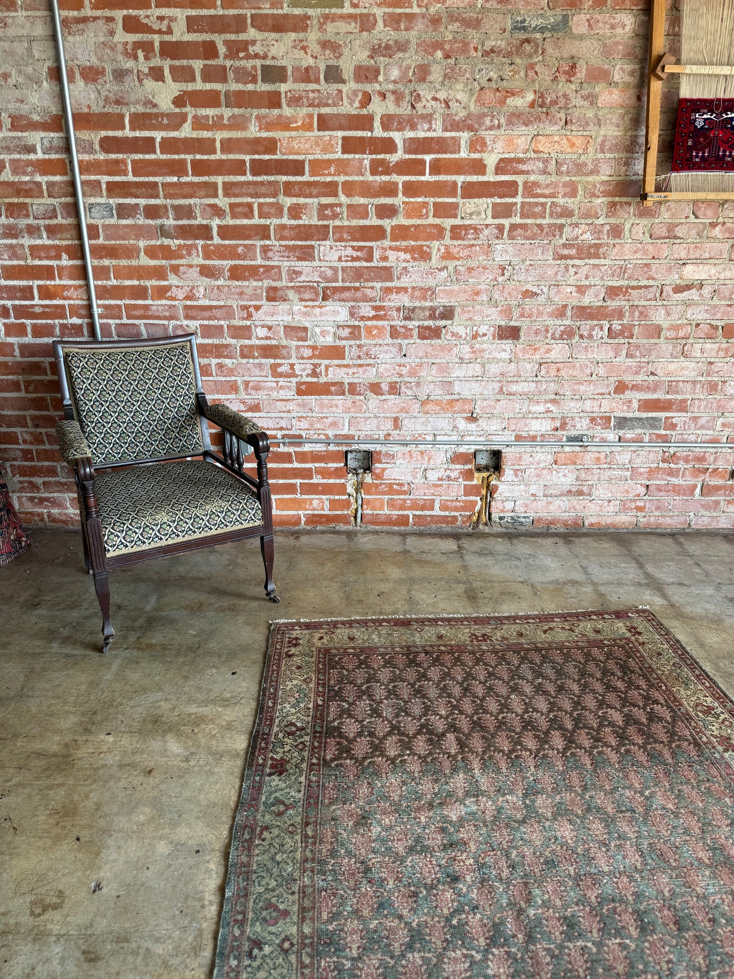 Bardia, Antique Persian Malayer 4'6 x 6'6