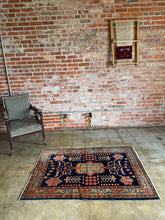 Load image into Gallery viewer, Alborz, finely woven Antique Malayer, 3&#39;4 x 5
