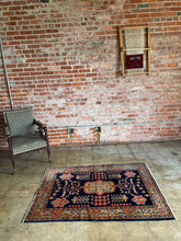 Load image into Gallery viewer, Alborz, finely woven Antique Malayer, 3&#39;4 x 5
