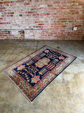 Load image into Gallery viewer, Alborz, finely woven Antique Malayer, 3&#39;4 x 5
