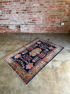 Alborz, finely woven Antique Malayer, 3'4 x 5