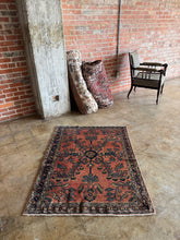 Load image into Gallery viewer, Davit, Antique Persian Lilian, 3&#39;5 x 4&#39;4
