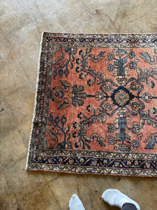 Davit, Antique Persian Lilian, 3'5 x 4'4