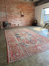 Load image into Gallery viewer, Raha, Antique Persian Serapi/Heriz Rug, 8&#39;6 x 14&#39;3
