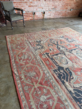 Load image into Gallery viewer, Raha, Antique Persian Serapi/Heriz Rug, 8&#39;6 x 14&#39;3
