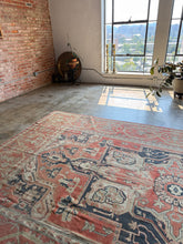 Load image into Gallery viewer, Raha, Antique Persian Serapi/Heriz Rug, 8&#39;6 x 14&#39;3
