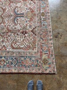 Cyra, Vintage Persian Heriz, all over pattern