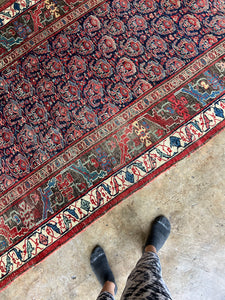 Daniyal, Antique Persian Bidjar circa 1880s, 5'2 x 11