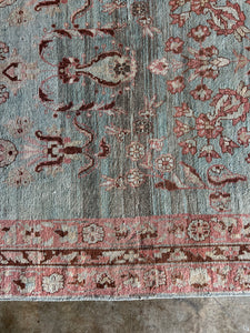 Babouna, antique Kurdish floral rug