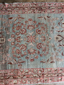 Babouna, antique Kurdish floral rug