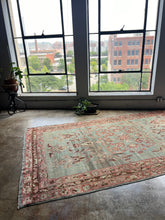 Load image into Gallery viewer, Babouna, antique Kurdish floral rug
