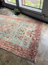 Load image into Gallery viewer, Babouna, antique Kurdish floral rug
