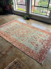 Load image into Gallery viewer, Babouna, antique Kurdish floral rug
