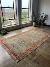 Load image into Gallery viewer, Babouna, antique Kurdish floral rug
