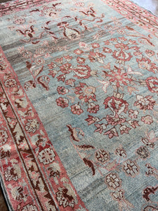 Babouna, antique Kurdish floral rug