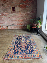 Load image into Gallery viewer, Payvand, Antique Sarouk circa 1920s, 4’2 x 6’8
