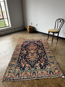 Payvand, Antique Sarouk circa 1920s, 4’2 x 6’8