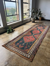 Load image into Gallery viewer, Kiarash, Antique Karabagh runner, 3’8 x 11’1
