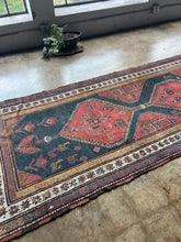 Load image into Gallery viewer, Kiarash, Antique Karabagh runner, 3’8 x 11’1
