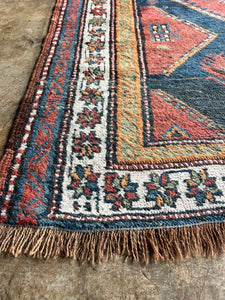 Kiarash, Antique Karabagh runner, 3’8 x 11’1