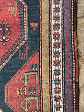 Load image into Gallery viewer, Kiarash, Antique Karabagh runner, 3’8 x 11’1
