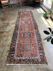 Panah, vintage Persian Karadja, 3’6-11’10