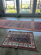 Load image into Gallery viewer, Hestia, antique Persian Malayer scatter rug, 3’1 x 4’1
