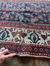 Load image into Gallery viewer, Hestia, antique Persian Malayer scatter rug, 3’1 x 4’1
