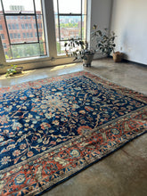 Load image into Gallery viewer, Barkev, antique Persian Lilian rug, 9’9 x 11’9
