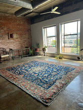 Load image into Gallery viewer, Barkev, antique Persian Lilian rug, 9’9 x 11’9
