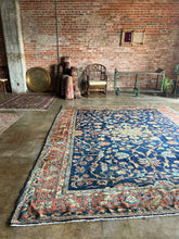 Load image into Gallery viewer, Barkev, antique Persian Lilian rug, 9’9 x 11’9
