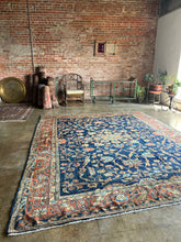 Load image into Gallery viewer, Barkev, antique Persian Lilian rug, 9’9 x 11’9
