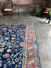 Load image into Gallery viewer, Barkev, antique Persian Lilian rug, 9’9 x 11’9
