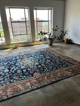 Load image into Gallery viewer, Barkev, antique Persian Lilian rug, 9’9 x 11’9
