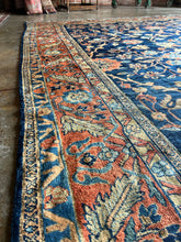 Load image into Gallery viewer, Barkev, antique Persian Lilian rug, 9’9 x 11’9
