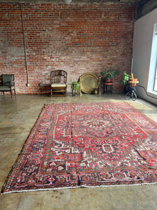 Giti, vintage Persian Heriz, 8’10 x 12’4