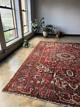 Load image into Gallery viewer, Giti, vintage Persian Heriz, 8’10 x 12’4
