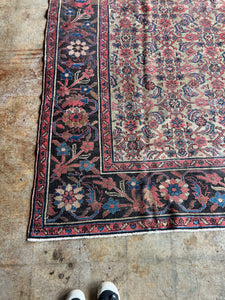 Naeva, Antique Nanaj Persian Malayer, 7’3 x 10’4