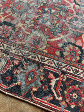 Load image into Gallery viewer, Cyrus, vintage Varamin Persian rug with Mina Khani design 7’11 x 11’3
