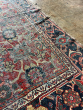 Load image into Gallery viewer, Cyrus, vintage Varamin Persian rug with Mina Khani design 7’11 x 11’3
