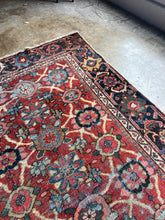 Load image into Gallery viewer, Cyrus, vintage Varamin Persian rug with Mina Khani design 7’11 x 11’3
