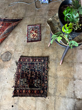 Load image into Gallery viewer, Cario, vintage Baluch tribal rug with animals, 1&#39;7 x 1&#39;9.5
