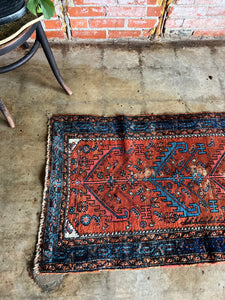 Payam, vintage Persian Hamedan rug, 2'5 x 3'9